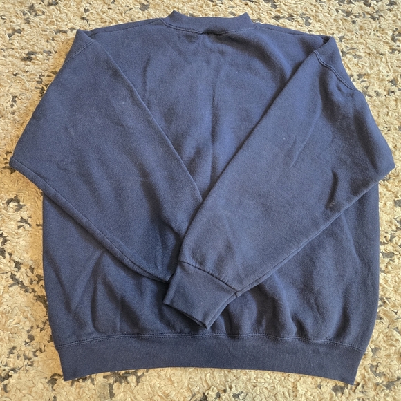 Vintage Tommy Girl Tommy Hilfiger Crewneck Sweatshirt Sweater Large Navy Blue‎ - Picture 4 of 4